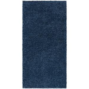 Tapis à poils longs SOFTY bleu 80x150cm