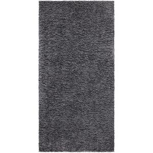 Tapis à poils longs SOFTY gris foncé 80x150cm