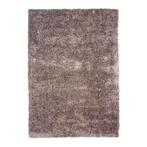 Tapis à poils longs toucher laineux beige 120x170