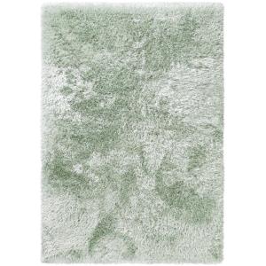 Tapis à poils longs vert 240x340