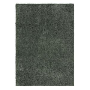 Tapis à poils longs vert clair 133x190