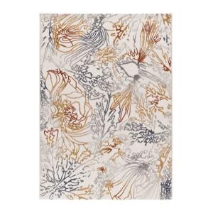 Tapis à relief abstrait multicolore 80x150 cm