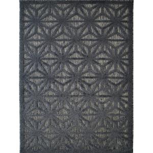 Tapis à relief étoiles bleu 120x170