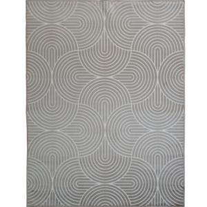 Tapis à relief moderne beige sable 190x240