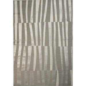 Tapis à relief moderne gris 120x160