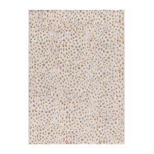 Tapis à relief moderne gris/crème 80x150 cm