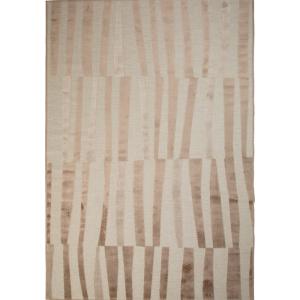 Tapis à relief moderne marron clair 160x230
