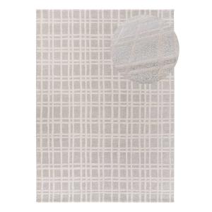 Tapis à relief scandinave crème/blanc 120x170 cm