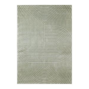 Tapis à relief vert sauge design 200x280