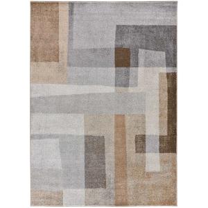 Tapis abstrait beige 160x230 cm