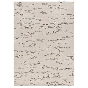 Tapis abstrait blanc/noir 200x290 cm