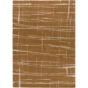 Tapis abstrait cuivre 120x170 cm