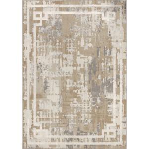 Tapis Abstrait Moderne Beige/Gris 160x213