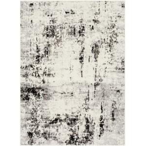 Tapis Abstrait Moderne Blanc/Gris 152x213