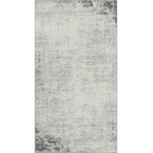 Tapis Abstrait Moderne Blanc/Gris 80x150