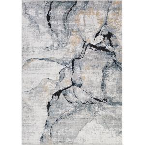 Tapis Abstrait Moderne Ivoire/Gris 120x170