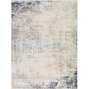 Tapis Abstrait Moderne Ivoire/Gris/Bleu 140x200