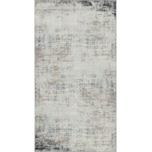 Tapis Abstrait Moderne Ivoire/Gris/Bleu 80x150