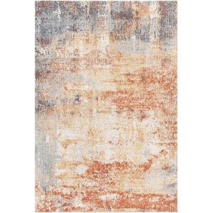 Tapis Abstrait Moderne Orange/Bleu 160x213