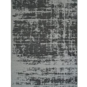 Tapis abstrait moderne taupe 123x180