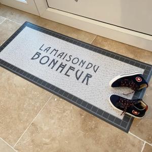 Tapis antidérapant - vinyle - int./ext. - Gris - 50x200cm