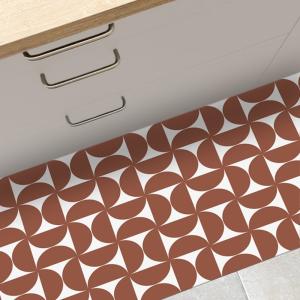 Tapis antidérapant - vinyle - int./ext. - Ocre - 50x120cm