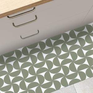 Tapis antidérapant - vinyle - int./ext. - Vert - 50x200cm