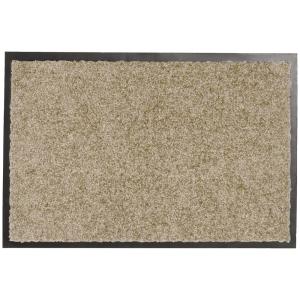 Tapis antipoussières en textile beige 40x60
