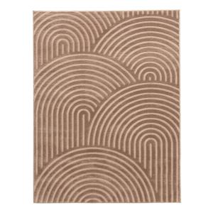 Tapis arcs en relief - mocca - 200x290 cm