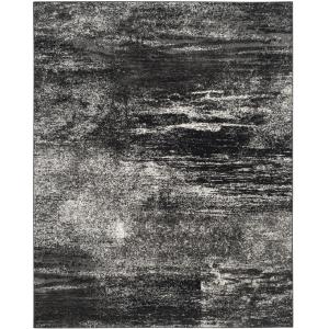 Tapis Argent/Noir 185 X 275