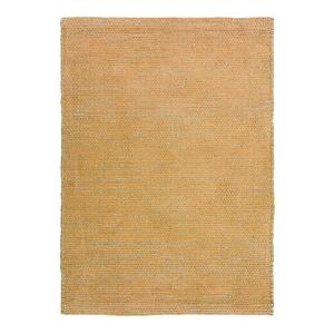 Tapis artisanal en jute coton chenille ocre 120x170