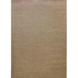 Tapis aspect jute à motif perle beige 120x160