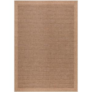 Tapis aspect jute beige et noir 120x170cm