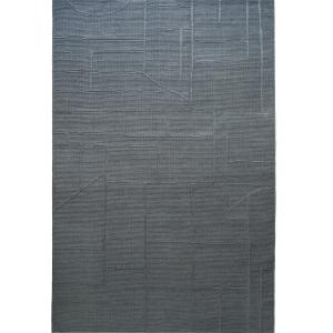 Tapis aspect jute gris 120x160