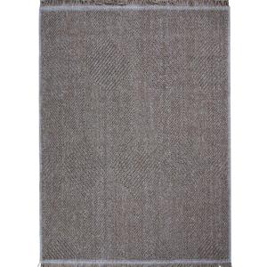 Tapis aspect jute  losanges beige 160x230
