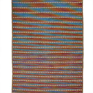 Tapis aspect jute  naturel multicolore 160x230