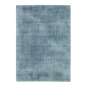 Tapis aspect velours bleu clair 120x170