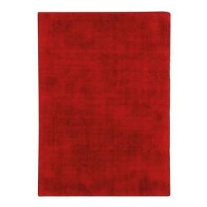 Tapis aspect velours rouge 120x170