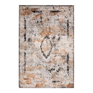 Tapis  baroque en bambou gris 120x170