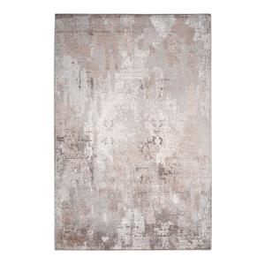 Tapis  baroque en bambou taupe 120x170