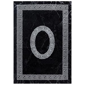 Tapis baroque noir 120x170cm