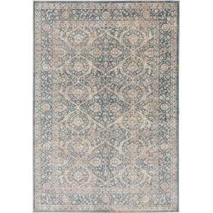 Tapis beige/bleu 100x150
