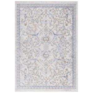 Tapis beige/bleu clair 201 x 279 cm