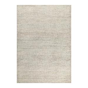 Tapis beige et bleu tufté main à relief 40x60