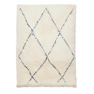 Tapis berbère authentique marocain laine beige 160  x 230