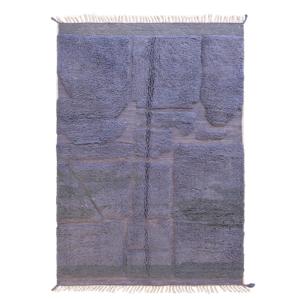 Tapis berbère contemporain tissage en relief en laine 200 x…