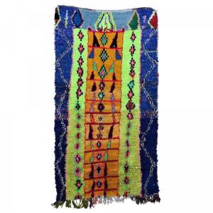Tapis berbère en coton Fait main 125x230 Multicolore