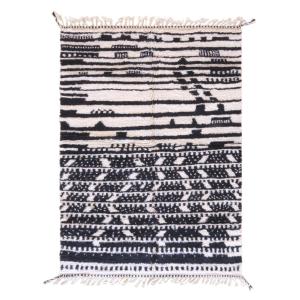 Tapis berbère ethnique chic au design ethnique en laine 184…