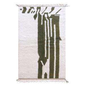 Tapis berbère ethnique chic au design unique en laine 156 x…