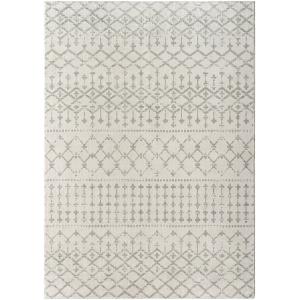 Tapis Berbère Ethnique Gris/Vert 200x275